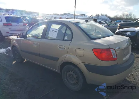 2007 Kia Rio Lx из США, поврежденный, VIN KNADE123376198707